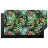 Bladeren - Bloemen - Jungle - Tropisch Inductie beschermer vinyl 3mm groot -3d