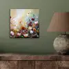 Olieverf - Bloemen - Kleurrijk - Natuur aluminium wit klein -sfeer2