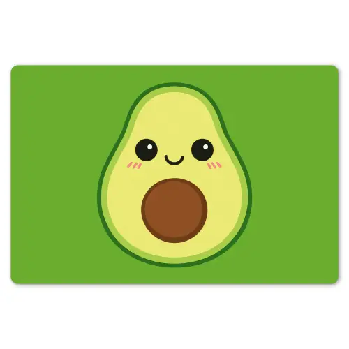 Avocado - Groen - Speels Placemat vinyl groot -zzsfeer1_Kitchenyeah-website