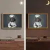 Hond - Garde - Kok Light Box met batterij (Wandlamp) middel -sfeer3