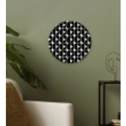 Modern - Geometrisch - Zwart Wandcirkel kunststof plaat 5mm dik klein 188 -sfeer3