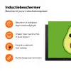 Avocado - Groen - Speels Inductie beschermer vinyl 3mm klein -zzzzzzz-td-ups