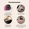 Moeder - Boodschap -Roze Inductie beschermer vinyl 3mm middel -usfeer9_FR