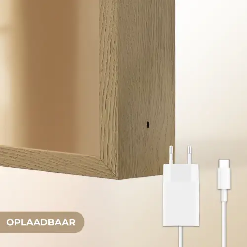 Beige - Paastak - Eieren Light Box met batterij (Wandlamp) middel -USP_websiteoplaadbaarNL
