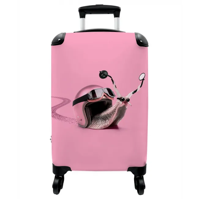 Koffer - Escar- Go - Roze