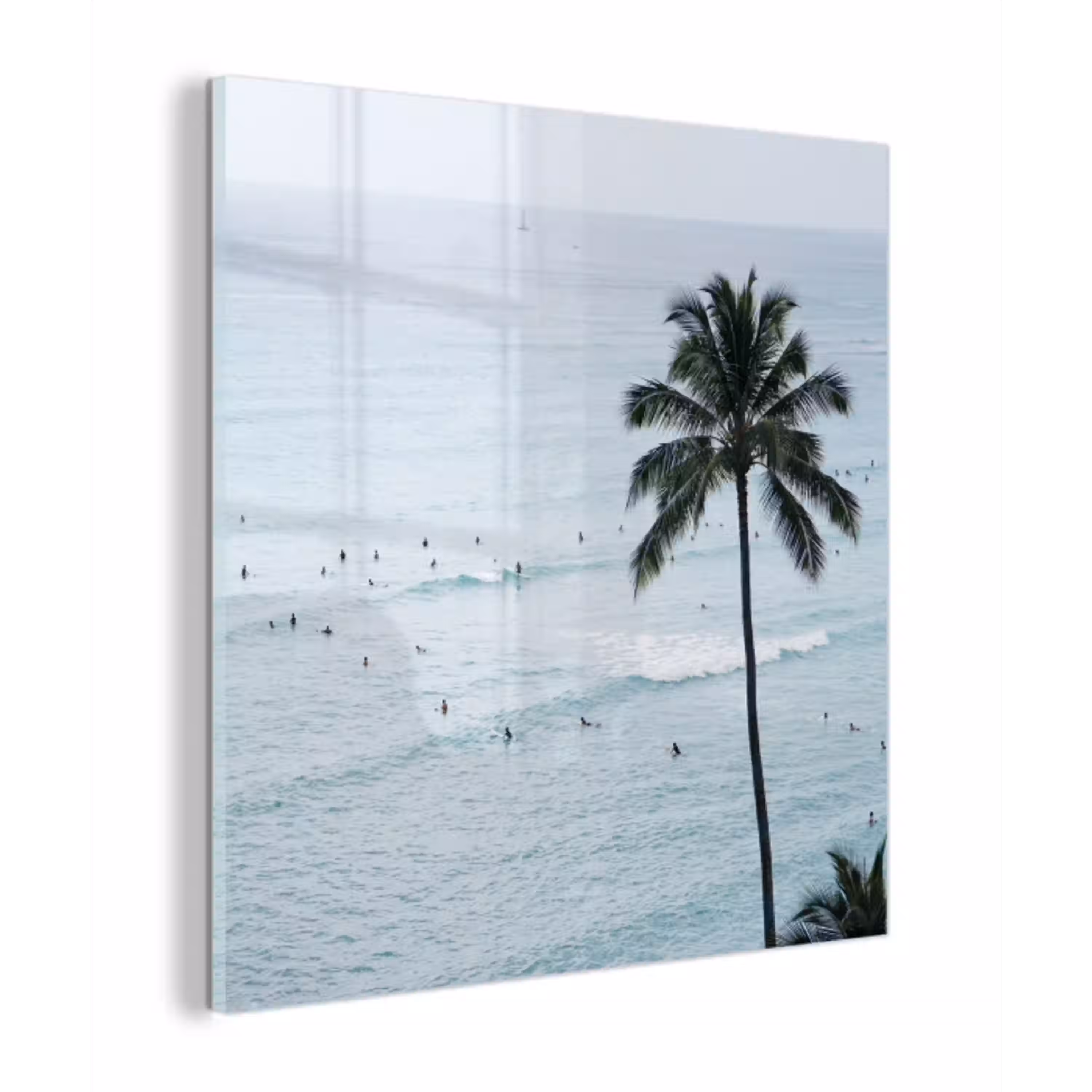 Oceaan - Palmbomen - Surfers plexiglas 5mm klein -z3d