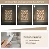 Symmetrisch - Goud - Brons - Balans Light Box met kabel (Tafellamp) klein -USP_dimbaarNL