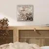 Amandelbloesem - Kunst - Van Gogh - Beige - Abstract aluminium wit klein -sfeer3