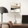 Minimalistisch - Landschap - Dimensie aluminium wit klein -sfeer5