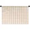 Plaid - Patroon - Vierkant - Beige Wandkleed katoen klein 269 -zz3d