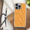 Terrazzo -  Patroon - Okergeel Hoesje iPhone 16 Pro Max met koord klein 804 -sfeer4