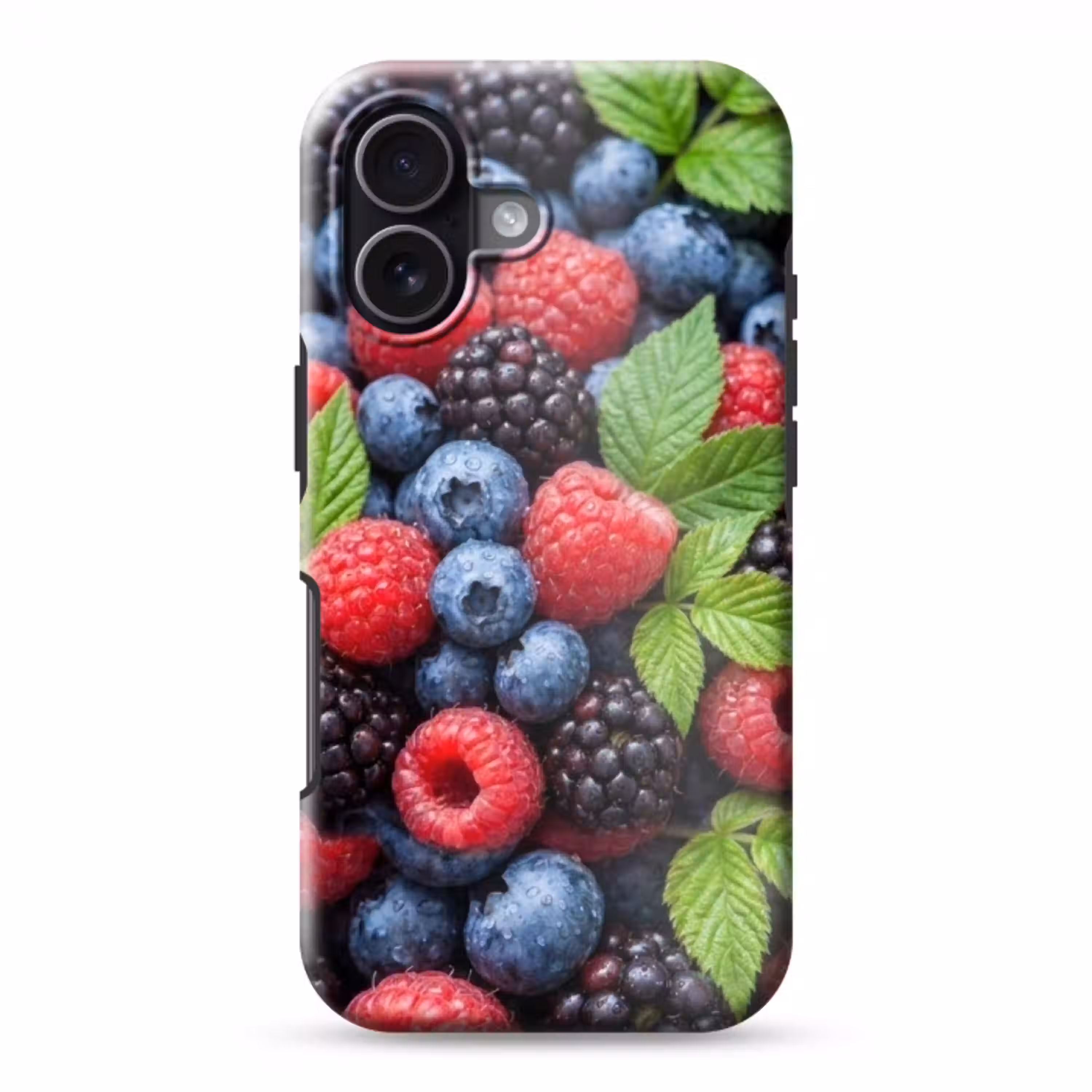 Bessen - Vers - Waterdruppels - Kleurrijk - Eten Toughcase MagSafe Apple iPhone 17 klein -3d
