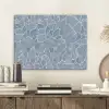 Abstract - Blauw - Bladeren PET vilt klein -sfeer1