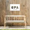 Opa - Lettercollage Tuinposter op houten frame 2 cm dik klein -sfeer4