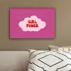 Girl power - Wolk - Roze canvas 2cm klein -sfeer3