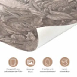 Jungle - Banenboom - Kolibrie - Beige deurposter klein -tcloseup_DE