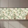 Bloem - Art nouveau - Design keuken achterwand 2 middel 871 zz_3dshopping