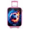 Voetbal in vuur en ijs Kinderkoffer - Roze klein -zz3dotto