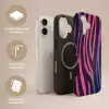 Zebraprint - Roze - Paars - Dierenprint Toughcase MagSafe Apple iPhone 17 klein -USP_Lagen_NL