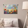 Bloemen - Natuur - Botanisch - Kunst Wandkleed katoen klein -sfeer4