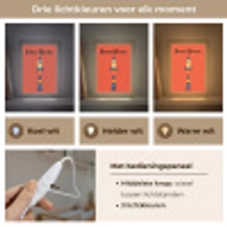 Raket - Planeten - Rood Light Box met kabel (Kinderlampje) klein -USP_lichtkleurNL