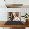 Klassiek - Marmer - Wijn keuken achterwand spatscherm klein -sfeer2
