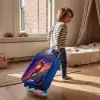 Crossmotor - Neonkleuren - Lijnen - Helm Kinderkoffer - Blauw klein -sfeer1