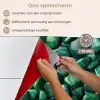 Groen - Glanzende - Kiezels keuken achterwand spatscherm klein 900 -spatscherm_NL
