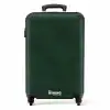 Lederen look mos groen NBS - Handbagage koffer - Volwassenen Unisex middel -productfoto_recht