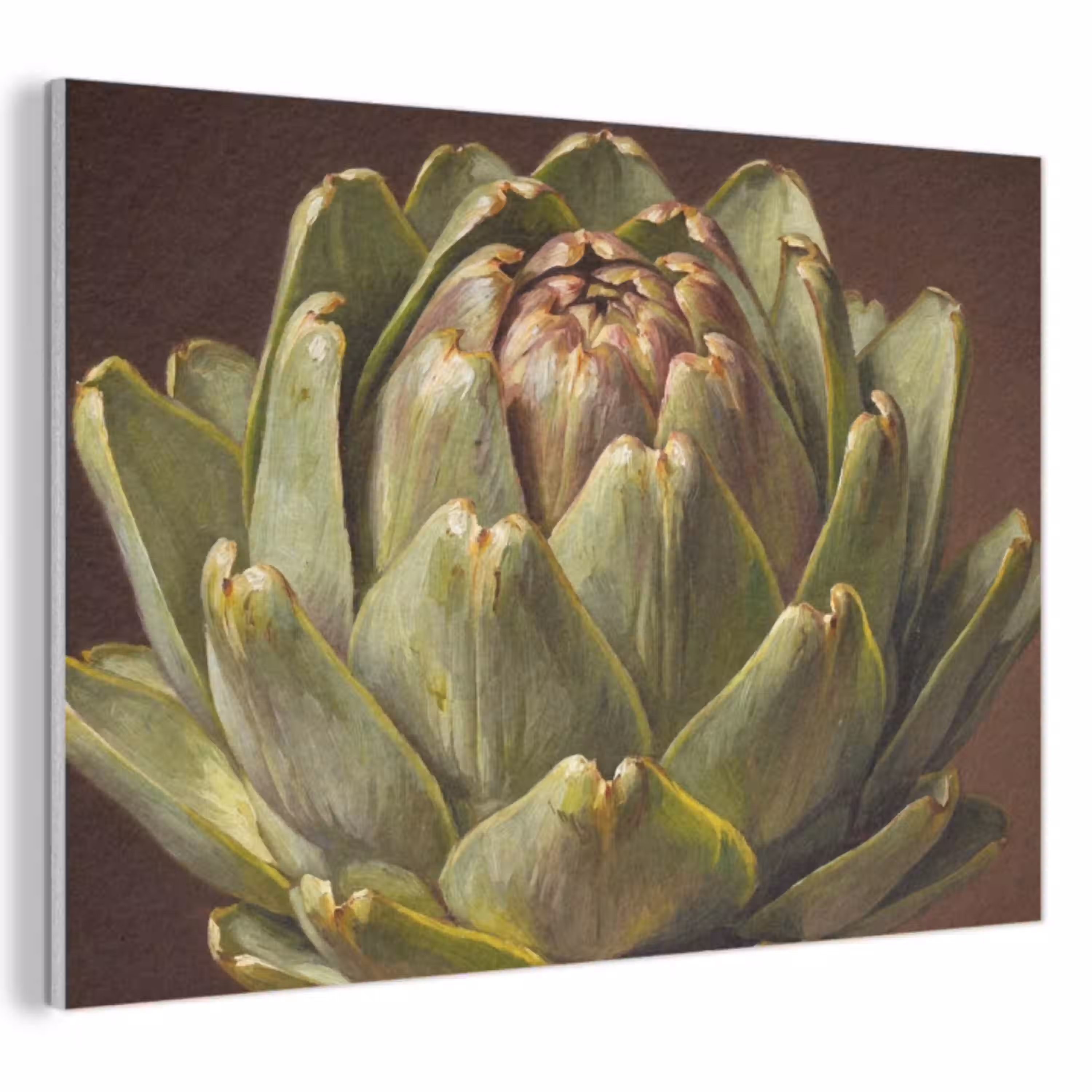 Groente - Artisjok - Groen PET vilt klein -3d