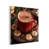 Chocolademelk - Mok - Winter - Kerst - Gezelligheid aluminium wit klein -3d