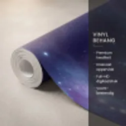 Ruimte - Sterren - Kleurrijk Behang Vinyl klein -USP_closeupNL