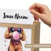 Hond - Roze - Kauwgom Light Box met kabel (Kinderlampje) klein -USP_websiteprintNL