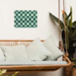 Schaakbord - Klassiek - Groen tuinposter los doek klein 239 -sfeer7