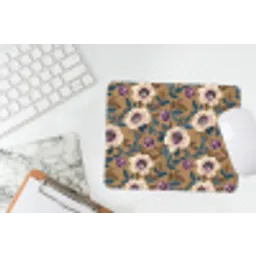 Floraal - Stilleven - Kleurrijk muismat rubber klein 262 -witbureau