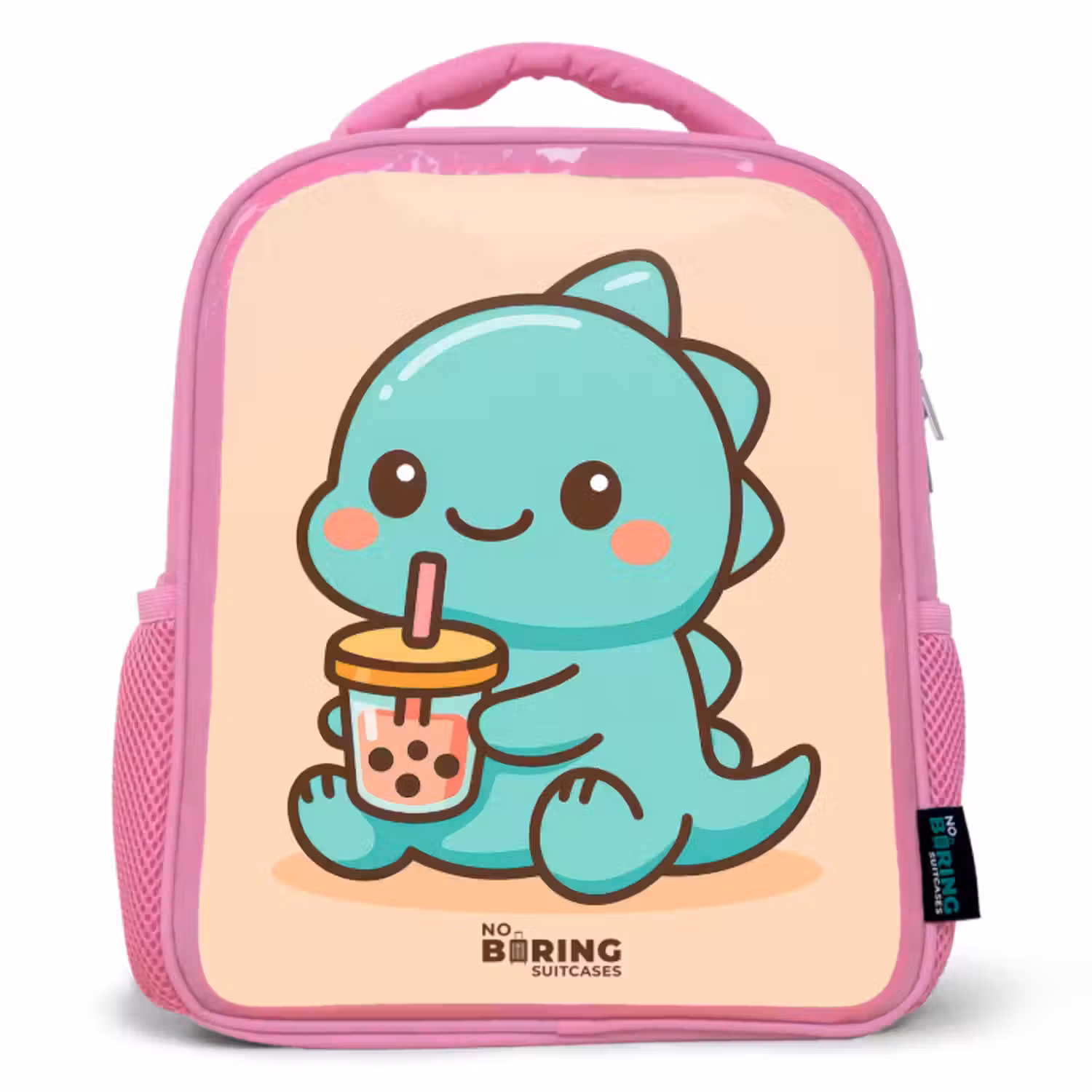 Rugzak kind - roze - Kawai - Dino - Bubbletea