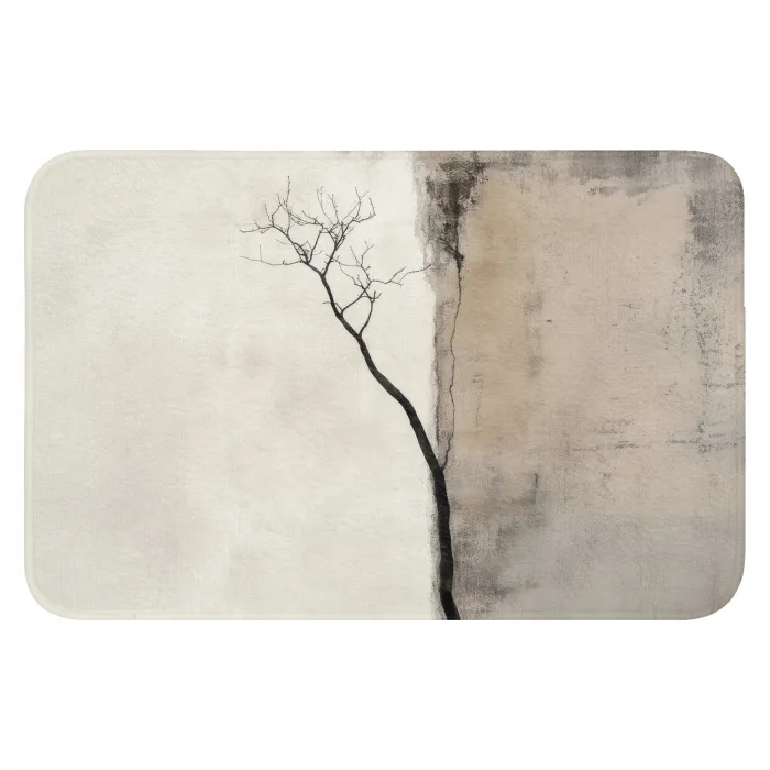 Wabi sabi - Plant - Beige WCmat klein -3d