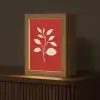 Silhouet - Bladeren - Tak Light Box met kabel (Tafellamp) klein -z3d_website