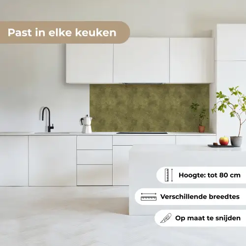 Textuur - Abstract - Groen keuken achterwand 2 middel 871 -sfeer4_NL