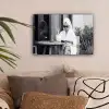Modern - Vrouw - Zwart - Wit canvas 2cm klein -sfeer1