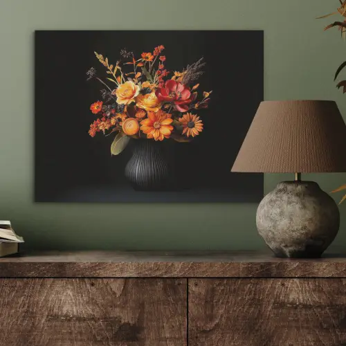 Herfst - Boeket - Oranje PET vilt klein -sfeer2
