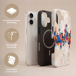 Kunst - Geometrisch - Abstract - Kleurrijk Toughcase MagSafe Apple iPhone 17 klein -USP_Lagen_NL