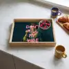 Vrouw - Portret - Kroon Dienblad Rechthoek middel -sfeer2