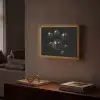 Discoballen - Minimalistisch - Zwart Light Box met batterij (Wandlamp) middel -sfeer1