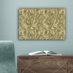 Abstract - Marmer - Groen canvas 2cm klein 34 -sfeer4