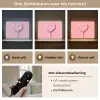 Snoep - Lolly - Hart- Roze Light Box met batterij (Wandlamp) middel -USP_lichtkleurNL