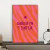 Quote - Zomer - Roze canvas 2cm klein -sfeer6