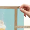 Slagroom - Taart - Blauw - Eten Light Box met batterij (Wandlamp) middel -USP_websiteprintNL