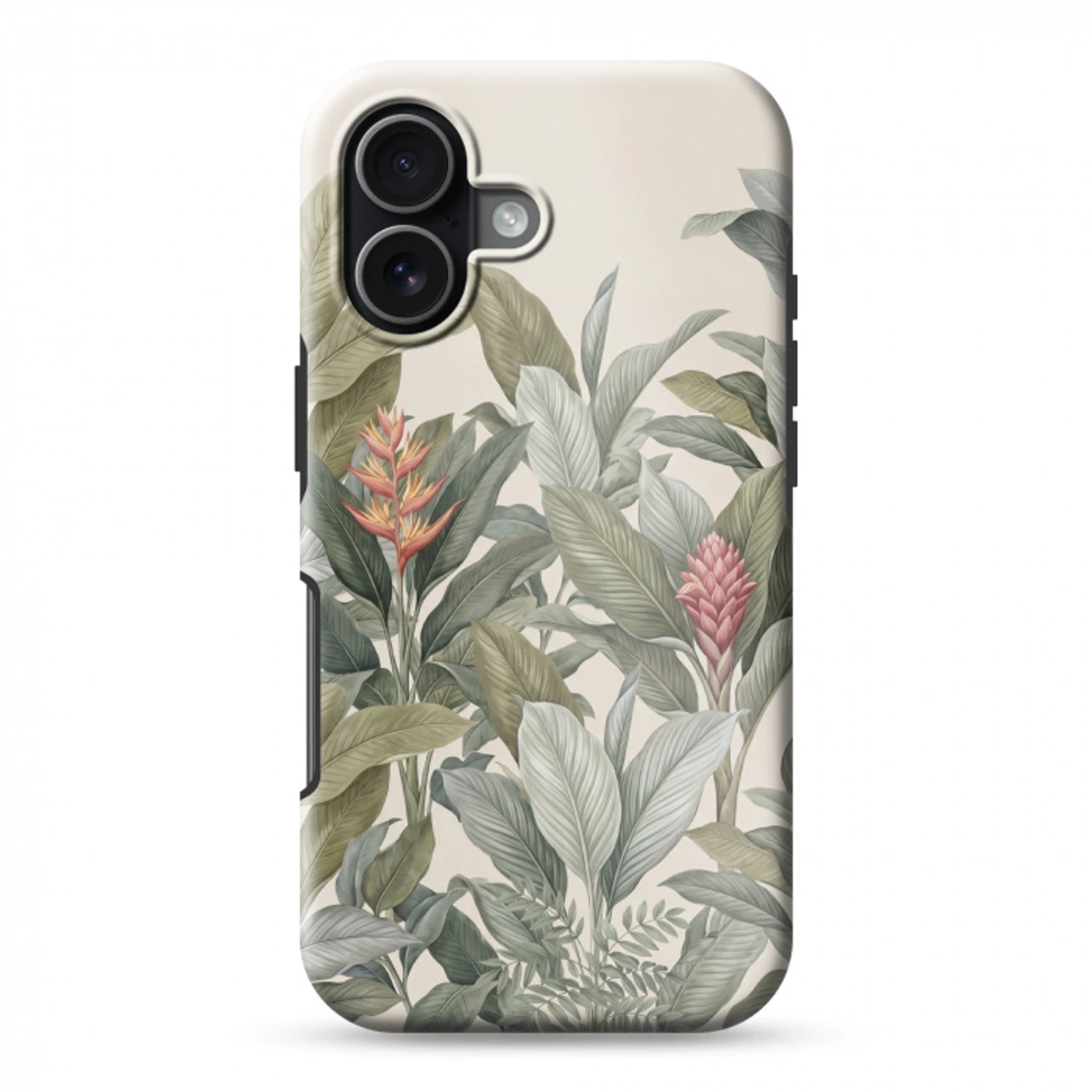 Tropisch - Planten - Modern - Groen Toughcase MagSafe Apple iPhone 17 klein -3d