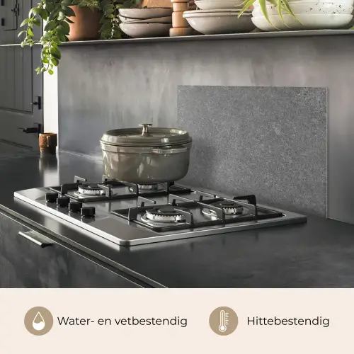 Beton - Patronen - Cement - Vintage - Textuur - Rustiek keuken achterwand spatscherm klein -usp_NL